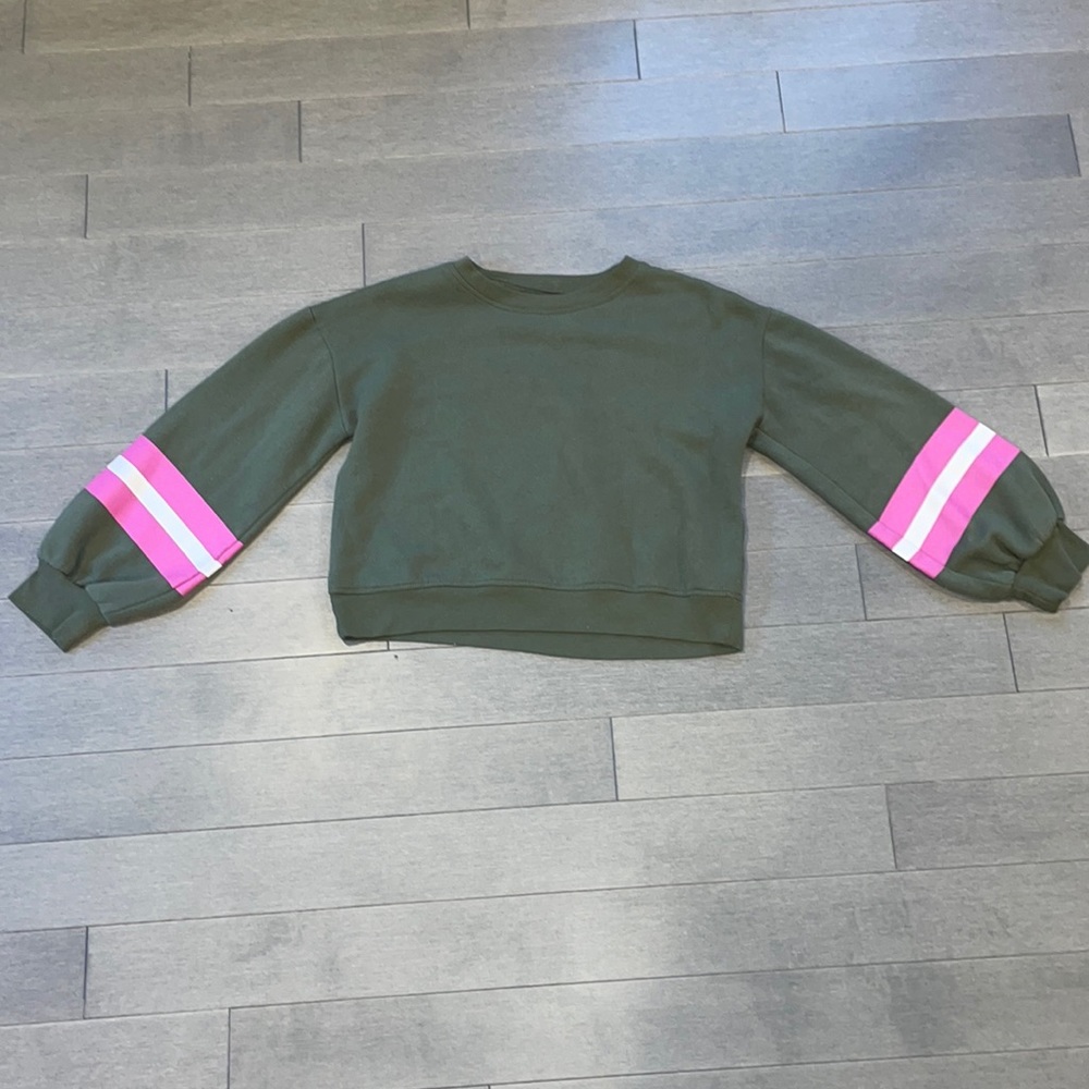 Green children sweater